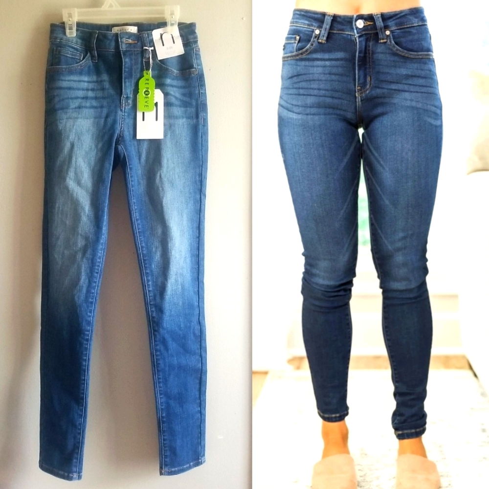 Chantelle Skinny Jeans Medium Wash